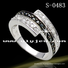 Bague en argent sterling solide estampé 925 (S-0483)